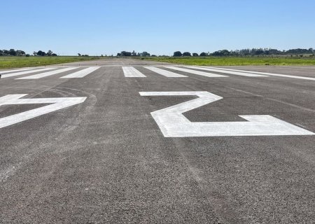 RIEDEL VEM COM MINISTROS ENTREGAR PISTA DO AEROPORTO DE DOURADOS