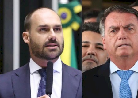 EM MENSAGEM OBTIDA PELA PF, EDUARDO BOLSONARO CHAMA O PAI DE INGRATO
