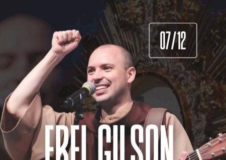 SHOW DE FREI GILSON É CONFIRMADO NO SANTUÁRIO DE SÃO PEDRO, EM DOURADOS