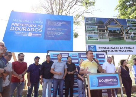 PREFEITURA DE DOURADOS AUTORIZA INÍCIO DAS OBRAS DE RECONSTRUÇÃO DO PARQUE VICTÉLIO PELEGRINI