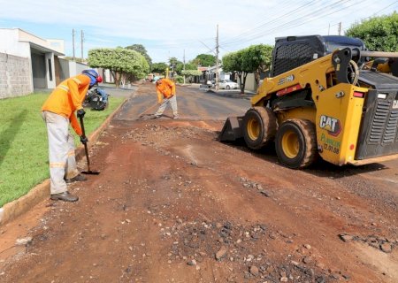 PREFEITURA AVANÇA COM OPERAÇÃO TAPA-BURACOS NO JARDIM MARACANÃ E MAIS 4 BAIRROS