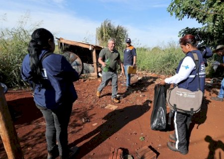 PREFEITURA INICIA MUTIRÃO DE LIMPEZA CONTRA EPIDEMIA DE CHIKUNGUNYA NAS ALDEIAS
