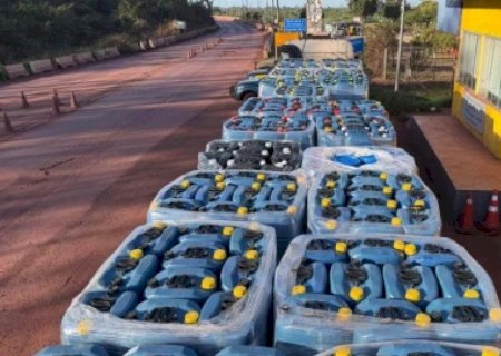 OPERAÇÃO APREENDE EM MS, MAIS DE 21T DE INSUMOS PARA FABRICAÇÃO DE COCAÍNA