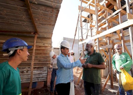 OBRA DA SEDE DO SAMU EM DOURADOS CHEGA A 60% E SERÁ ENTREGUE NO FIM DO ANO